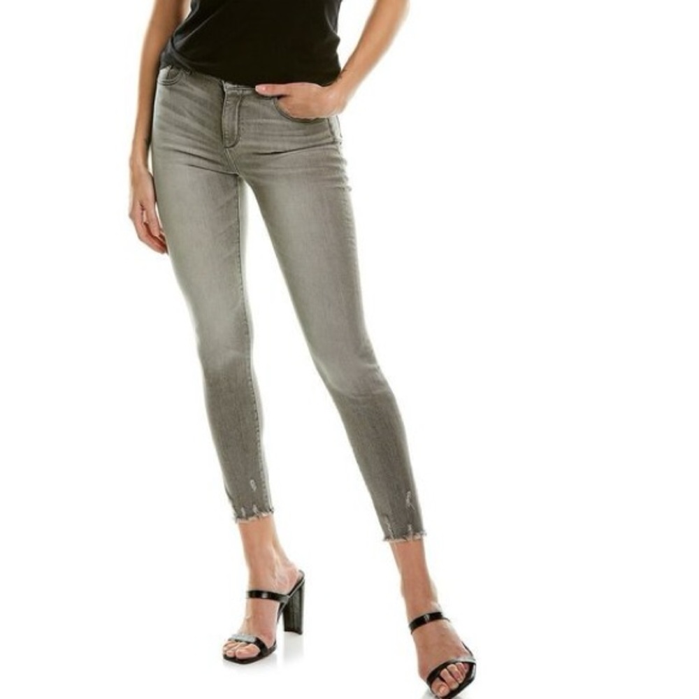 DL1961 Florence Huntley Cropped Mid-Rise Instasculpt Skinny Jean